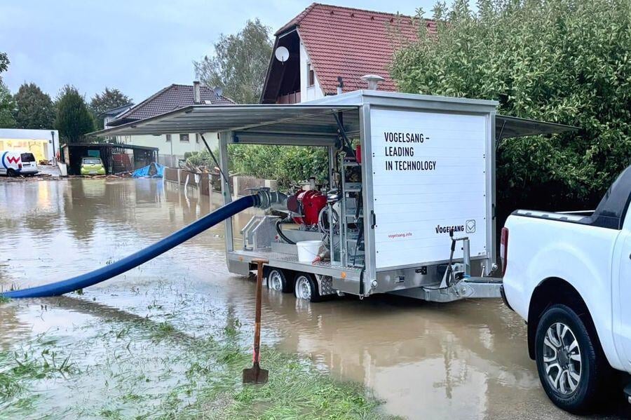 Vogelsang Hochwasser-Pumpen